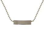 Gucci Logo Plate Ball Chain 1697 ar Silver 925 — view 3