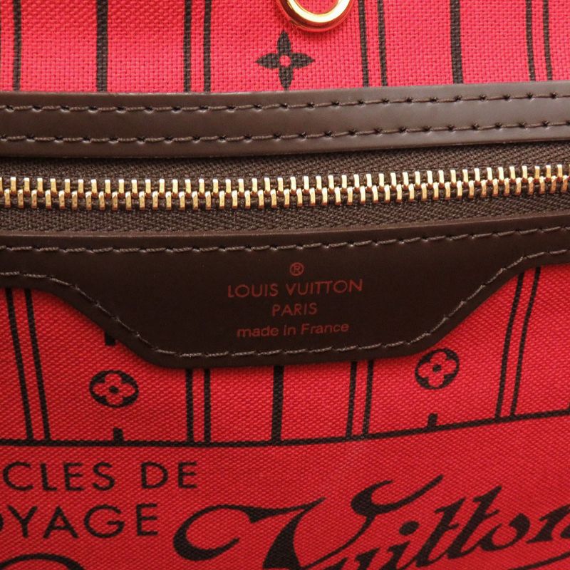 Louis Vuitton Neverfull GM Damier Brown Tote Bag 0434 — view 8