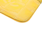 Chanel Coco Mark New Travel Line Ring Leather Yellow Coin Case — view 8