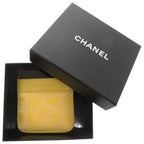 Chanel Coco Mark New Travel Line Ring Leather Yellow Coin Case — view 2