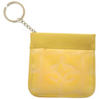 Chanel Coco Mark New Travel Line Ring Leather Yellow Coin Case — view 3