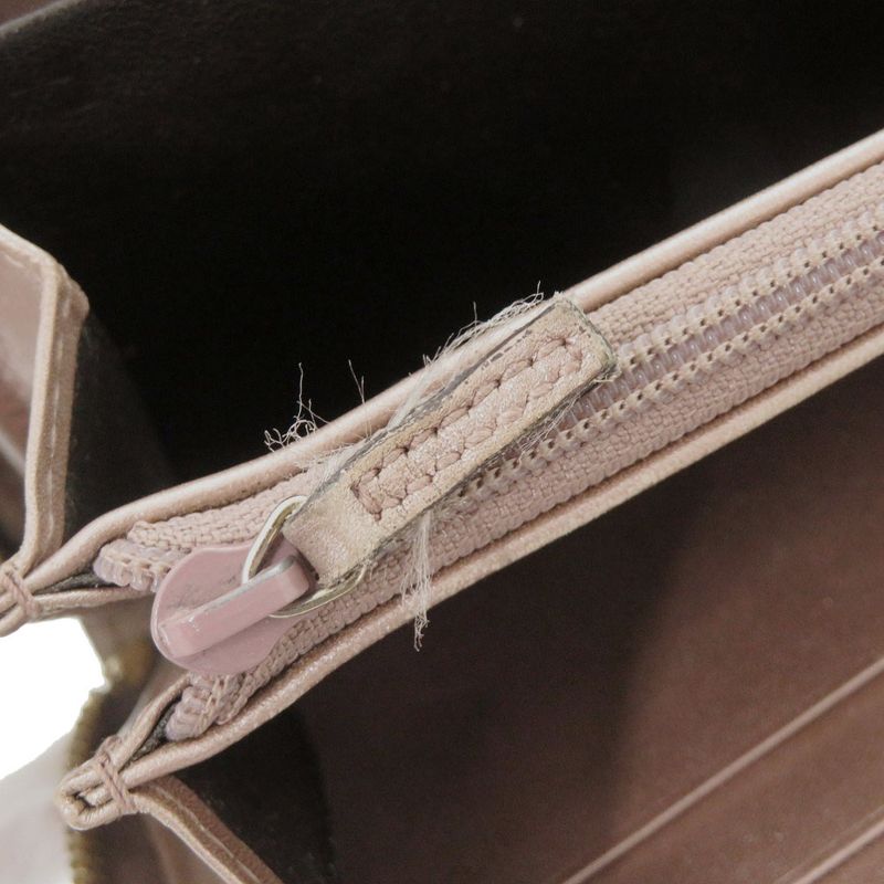 Gucci Micro Guccissima Enamel Pink Long Wallet 1052 — view 7