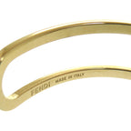 Fendi FF Logo O-rock Metal Gold Bangle 0231 — view 9