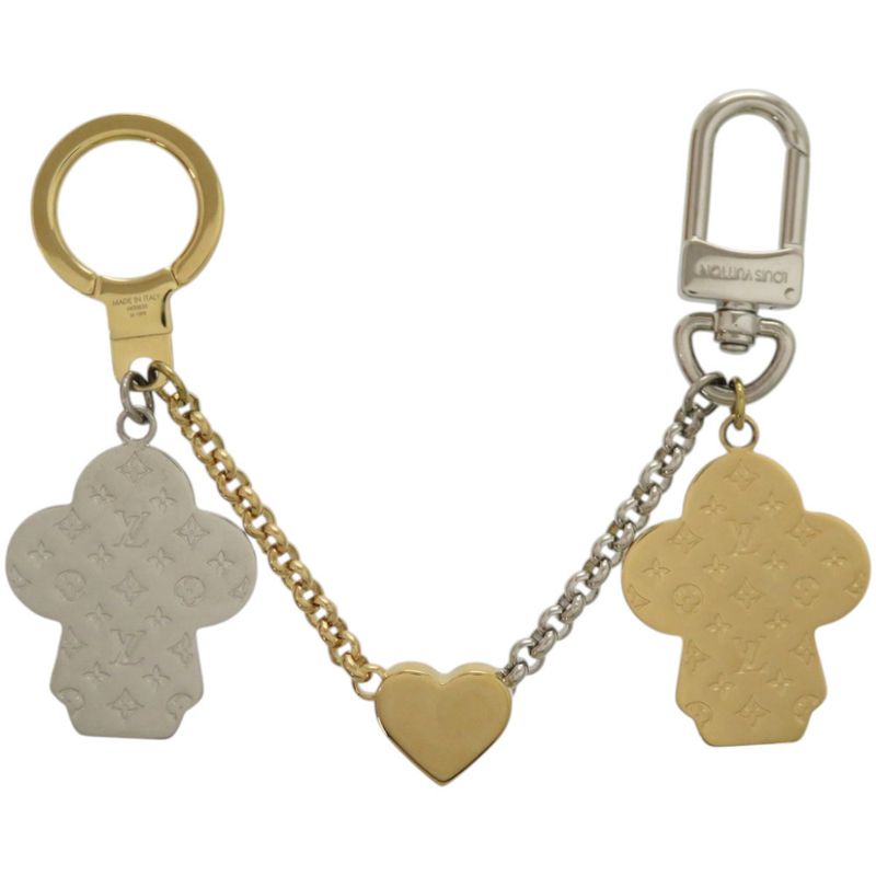 Louis Vuitton Vivienne Metal Gold And Silver Key Holder 1109 — view 3