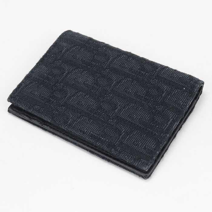 Dior Bifold Card Holder Oblique 2 yse Case Jacquard — view 2