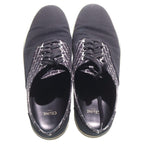 Celine Canvas Low Cut Sneakers Black White — view 4
