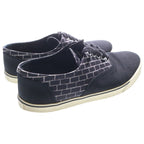 Celine Canvas Low Cut Sneakers Black White — view 3