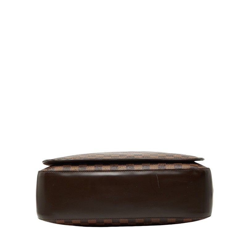 Louis Vuitton Damier Spencer Crossbody Bag Brown Leather — view 4
