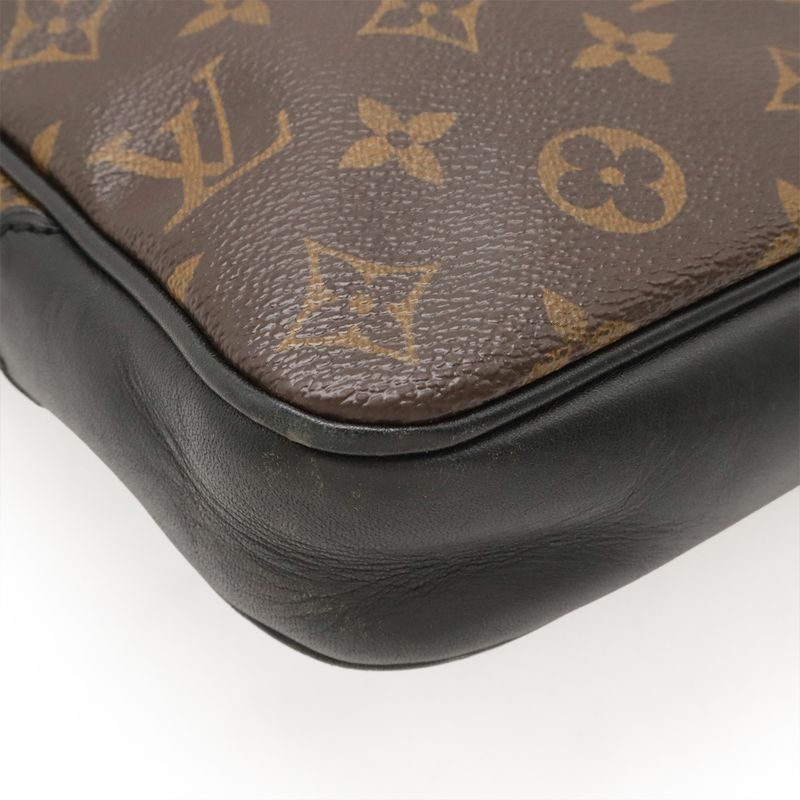 Louis Vuitton Monogram Macassar Bus MM Shoulder Bag Messenger Crossbody — view 4