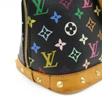 Louis Vuitton Monogram Multicolor Alma Handbag Studded Noir Black — view 9
