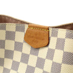 Louis Vuitton Damier Azur Graceful PM Shoulder Bag One Semi — view 9