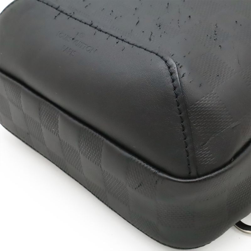 Louis Vuitton Damier Infini Avenue Sling Bag Body Shoulder Onyx Black — view 4