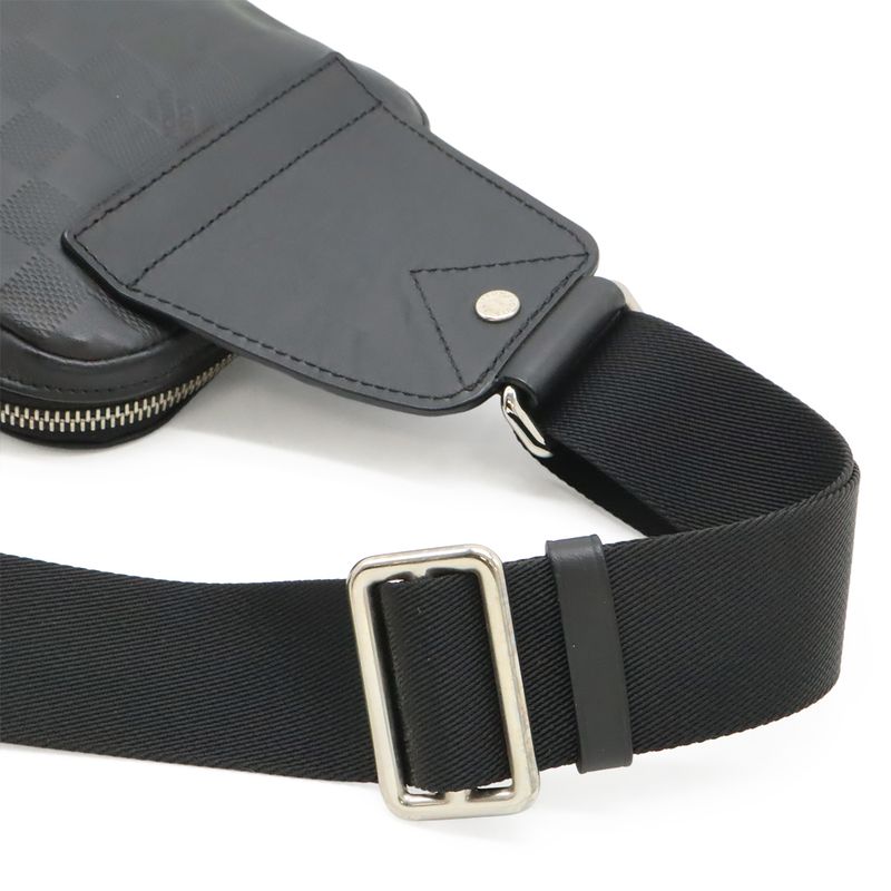 Louis Vuitton Damier Infini Avenue Sling Bag Body Shoulder Onyx Black — view 5