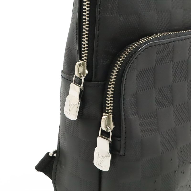 Louis Vuitton Damier Infini Avenue Sling Bag Body Shoulder Onyx Black — view 7