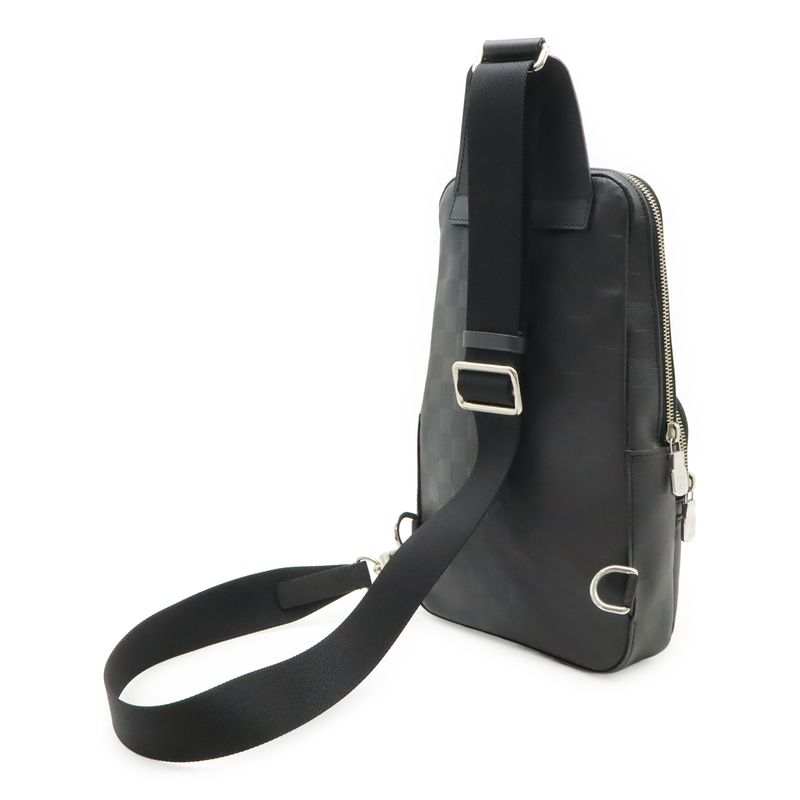 Louis Vuitton Damier Infini Avenue Sling Bag Body Shoulder Onyx Black — view 3