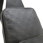 Louis Vuitton Damier Infini Avenue Sling Bag Body Shoulder Onyx Black — view 9