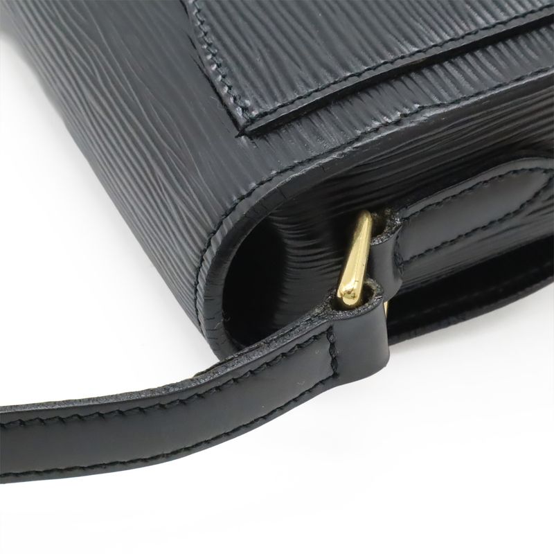 Louis Vuitton Epi Mini Suncle Shoulder Bag Pochette Crossbody Leather Noir — view 9