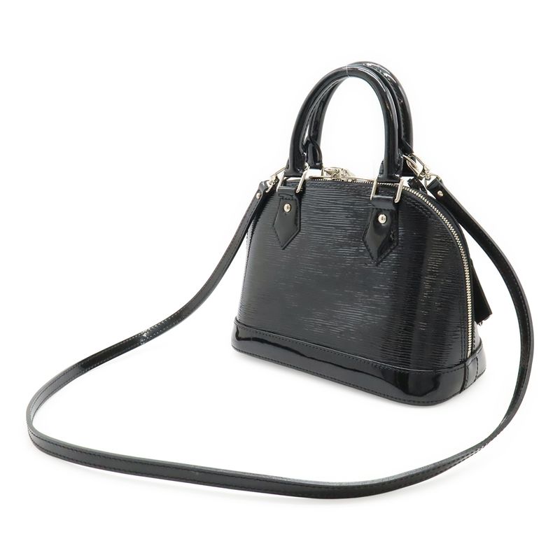 Louis Vuitton Epi Electric Alma BB Handbag Mini Bag 2-Way Shoulder Noir — view 3