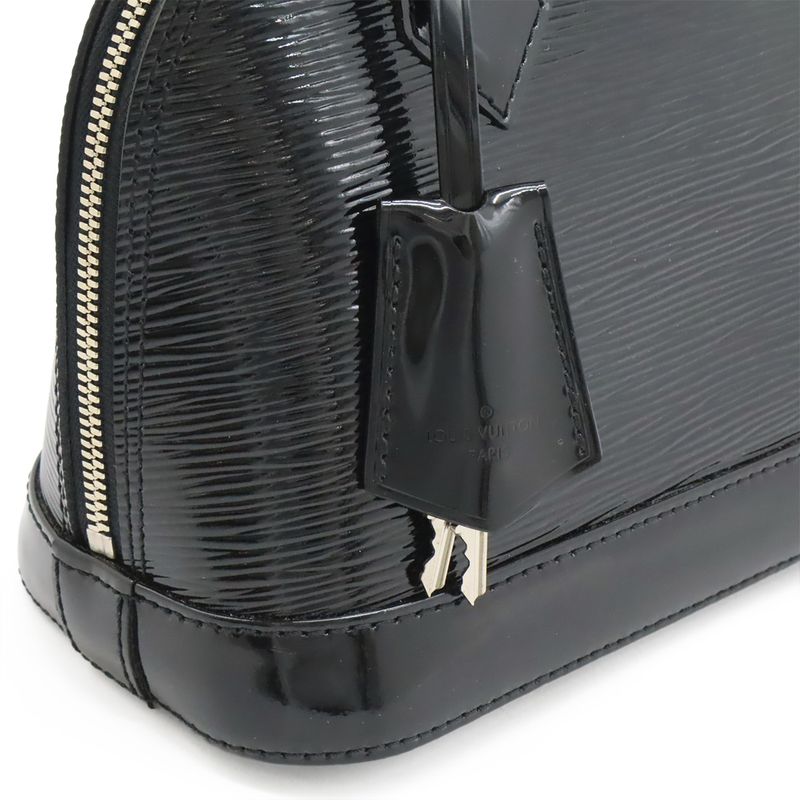 Louis Vuitton Epi Electric Alma BB Handbag Mini Bag 2-Way Shoulder Noir — view 9
