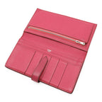 Hermes Bearn Souffle Bifold Long Wallet Chevre Leather Fusha — view 5