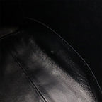 Chanel Logo Print Tote Canvas Black Ivory White — view 8
