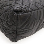 Chanel Coco Cocoon Medium Tote MM Bag Quilted Nylon Black — view 4