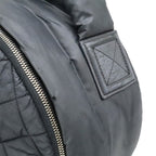 Chanel Cocococoon Backpack Rucksack Sac Daypack Quilted Nylon Leather Black — view 9