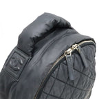 Chanel Cocococoon Backpack Rucksack Sac Daypack Quilted Nylon Leather Black — view 7