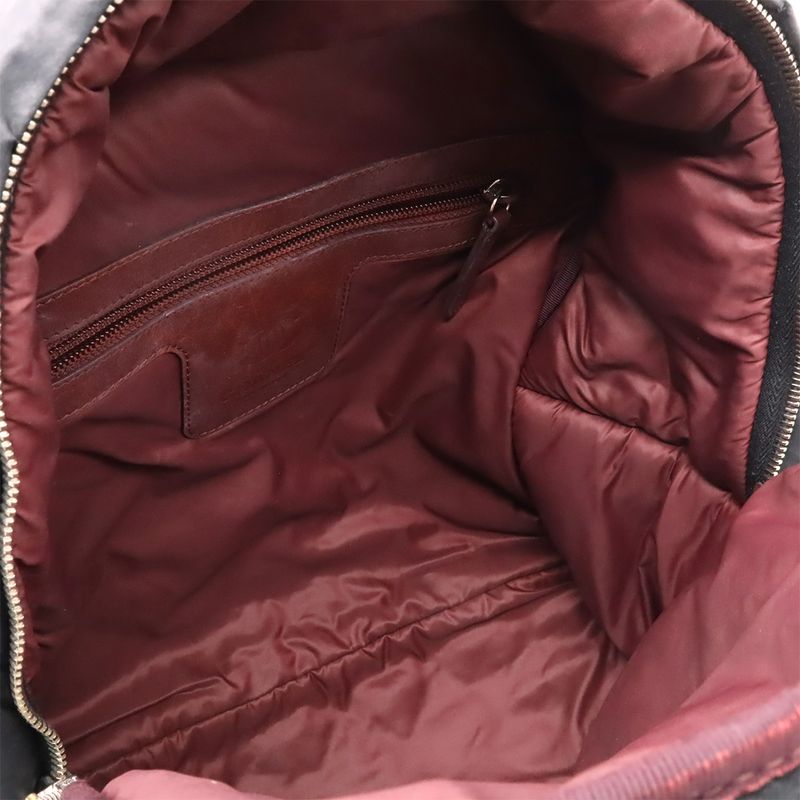 Chanel Cocococoon Backpack Rucksack Sac Daypack Quilted Nylon Leather Black — view 8