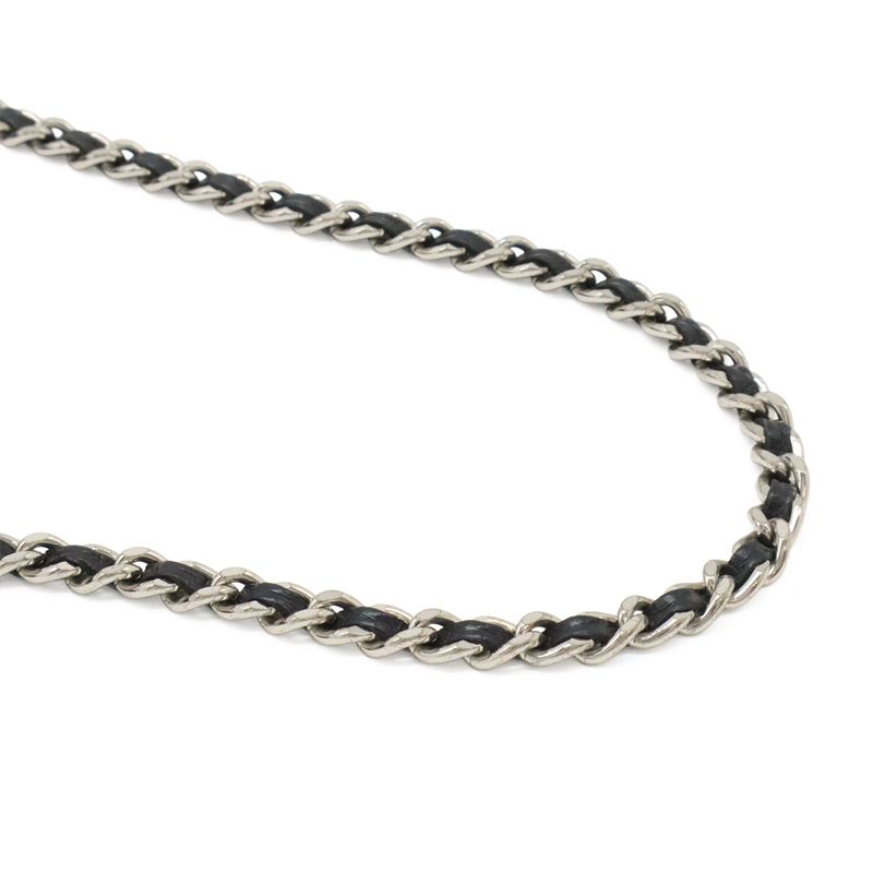 Chanel 2.55 Quilted Chain Bag Shoulder Canvas Patent — view 6