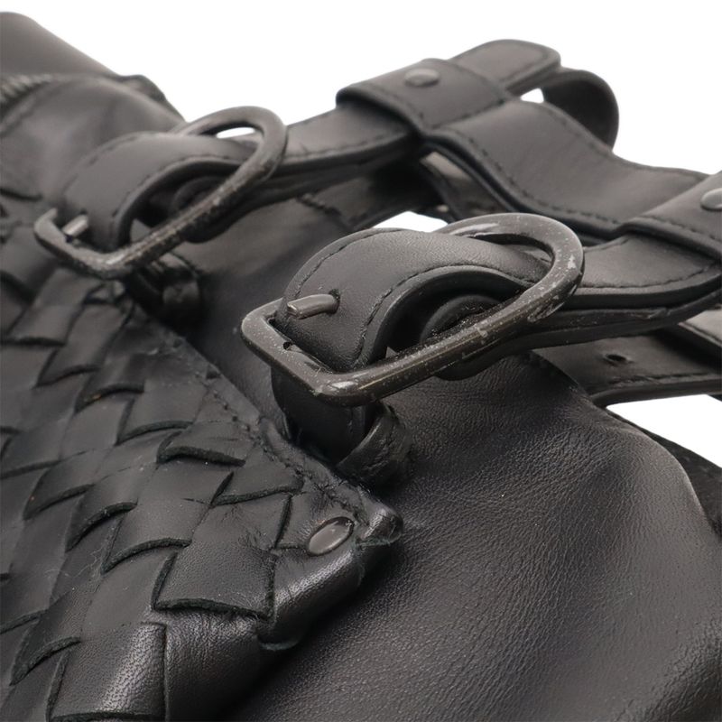 Bottega Veneta Intrecciato Waist Bag Body Leather Black — view 6