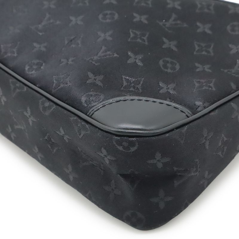 Louis Vuitton Monogram Satin Little Boulogne Accessories Pouch Party Bag — view 4