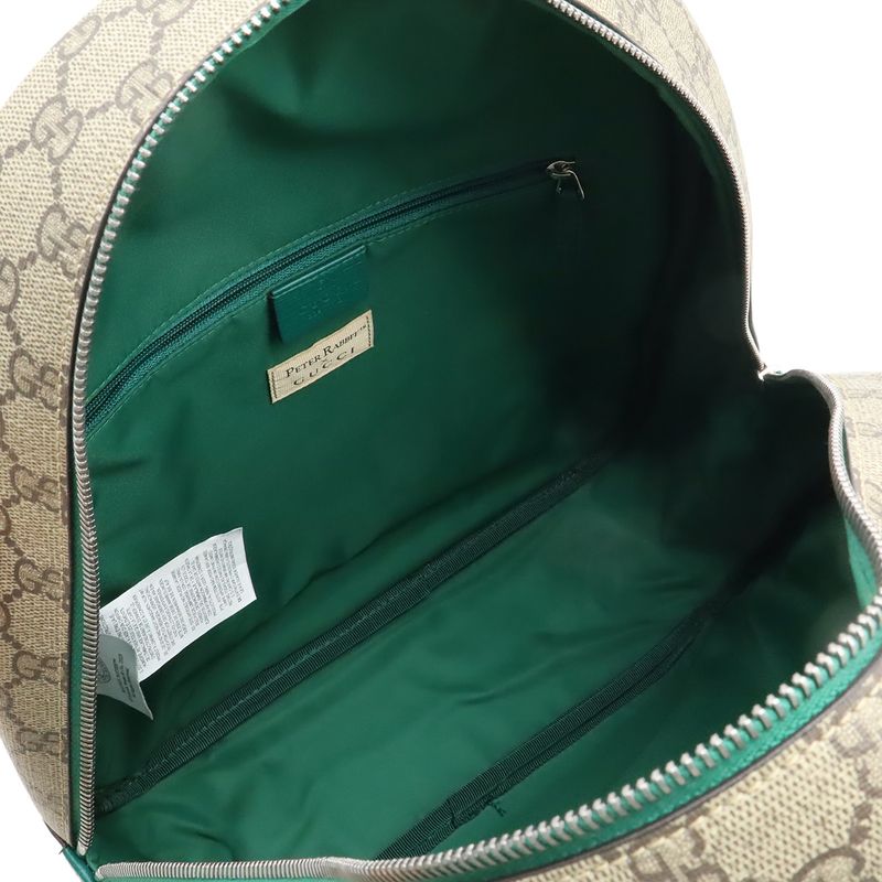 Gucci Children's GG Supreme Backpack Rucksack Sac Peter Rabbit Collaboration — view 8