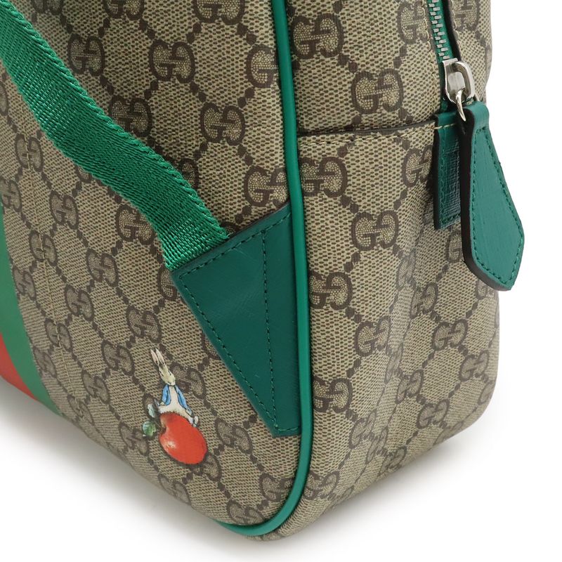Gucci Children's GG Supreme Backpack Rucksack Sac Peter Rabbit Collaboration — view 7