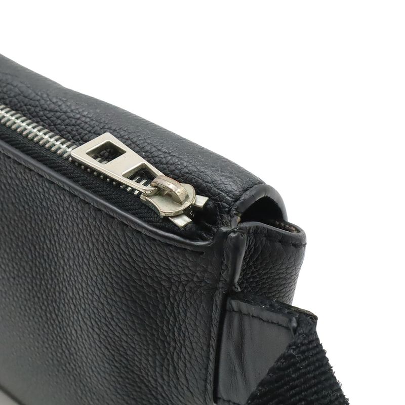 Loewe Anagram Military-bum Bag Body Shoulder Crossbody Leather Black — view 7