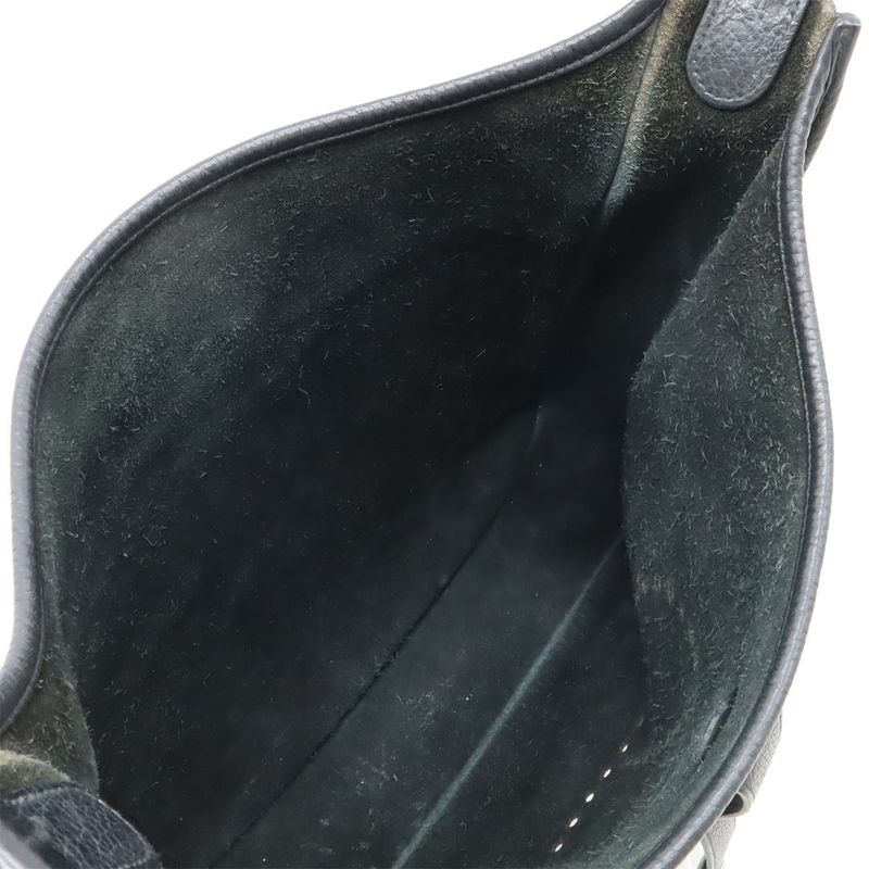 Hermes Evelyne 3 III GM Shoulder Bag Crossbody Taurillon Clemence Black — view 7