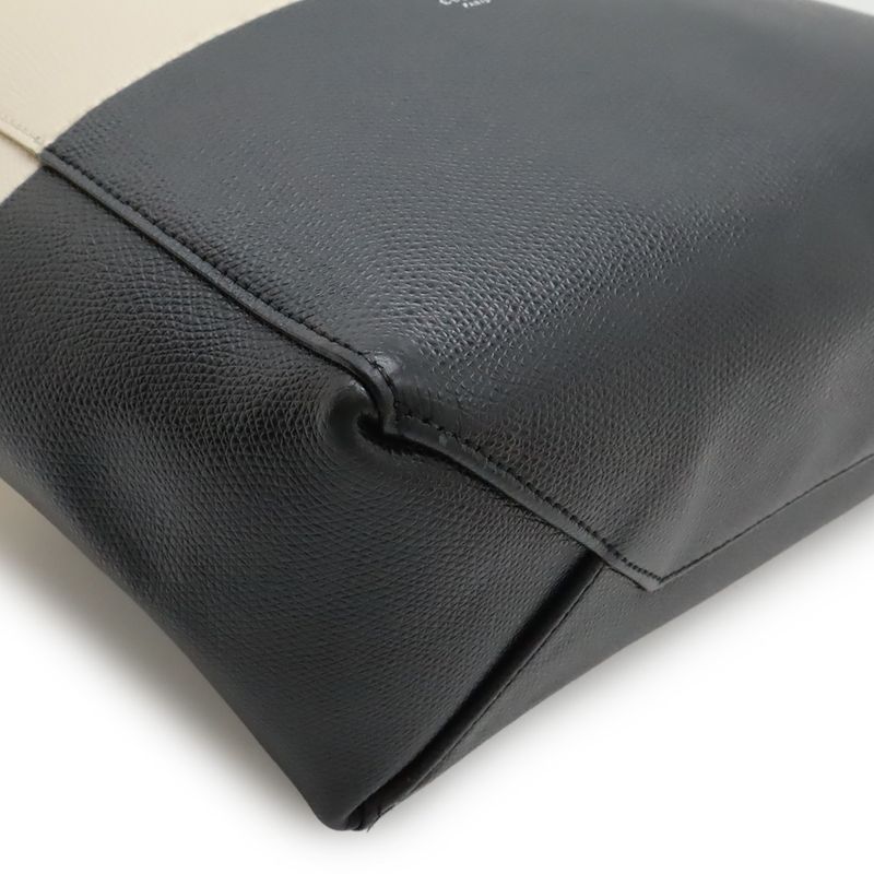 Celine Vertical Cabas Small Tote Bag 2-Way Shoulder Crossbody Bicolor — view 4
