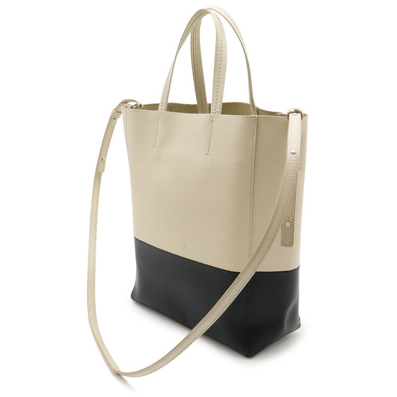 Celine Vertical Cabas Small Tote Bag 2-Way Shoulder Crossbody Bicolor — view 3