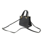 Celine Handbag Mini Bag 2-Way Shoulder Crossbody Leather Black Gold Hardware — view 3