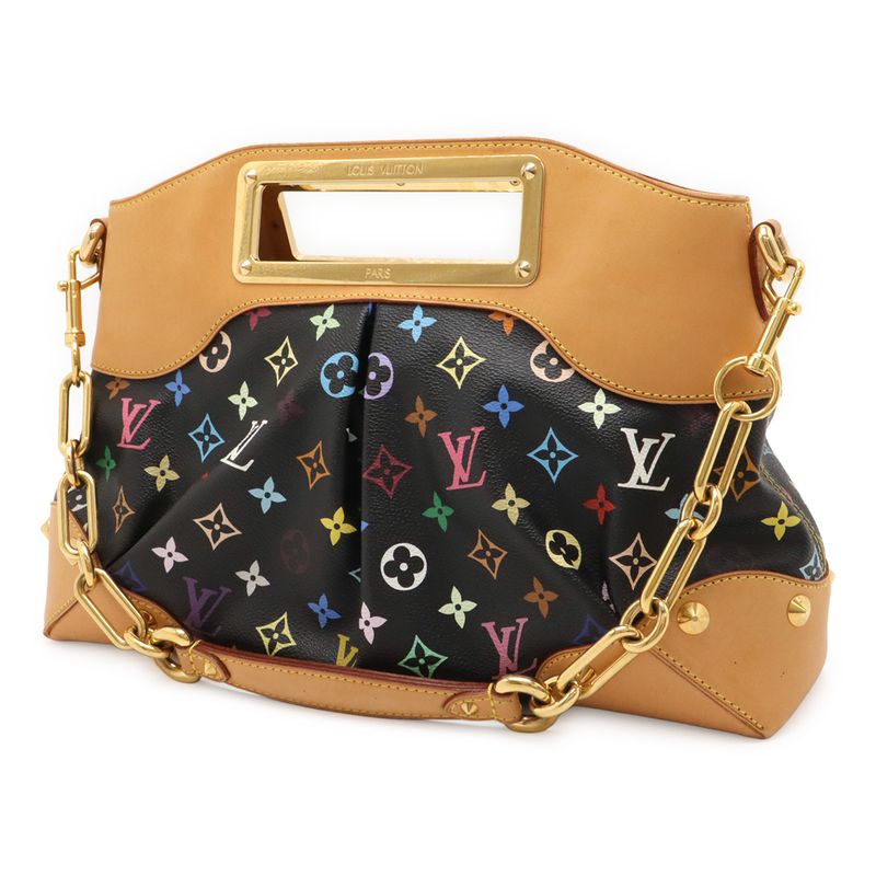 Louis Vuitton Monogram Multicolor Judy MM Handbag 2-Way — view 3