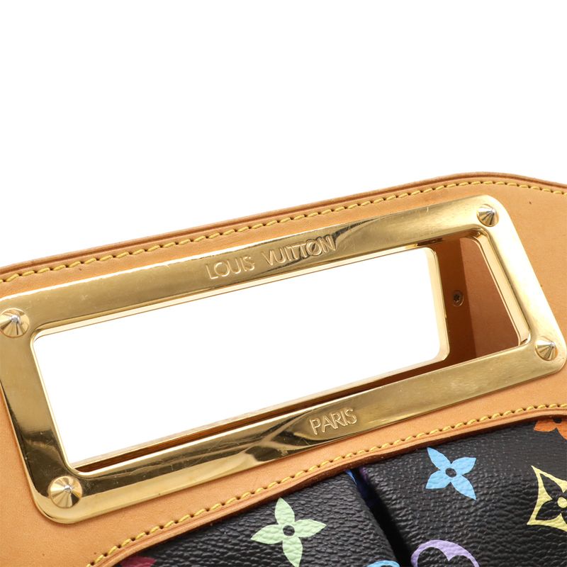 Louis Vuitton Monogram Multicolor Judy MM Handbag 2-Way — view 5