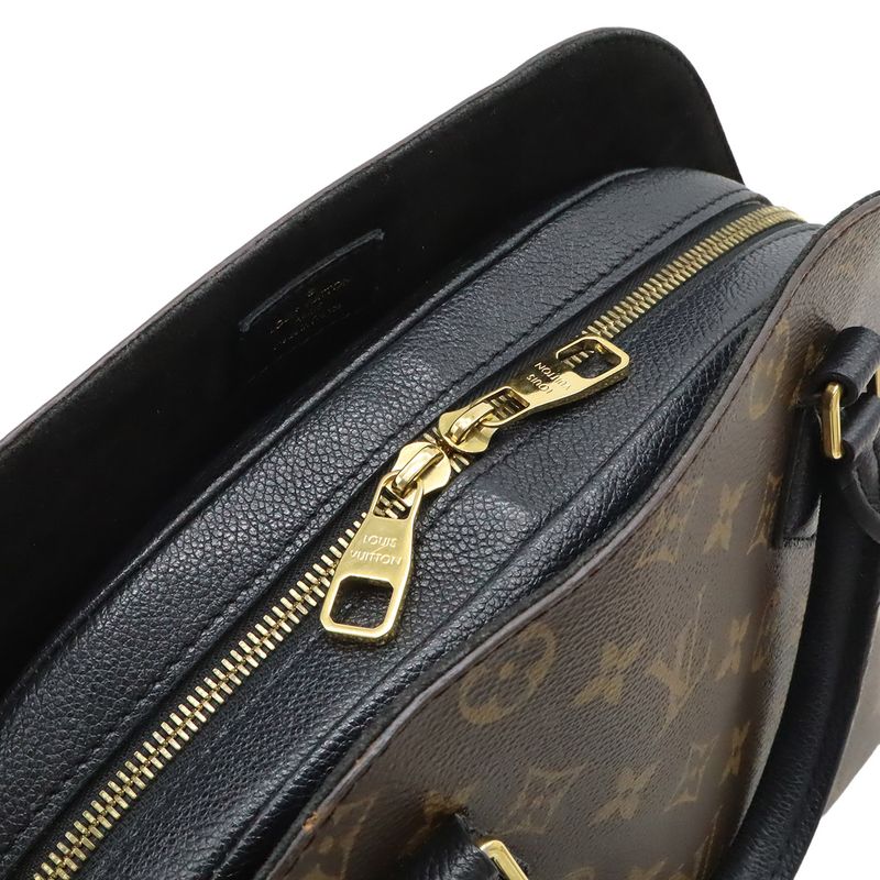 Louis Vuitton Monogram Alma Bag Into Handbag 2-Way Shoulder Noir Black — view 6