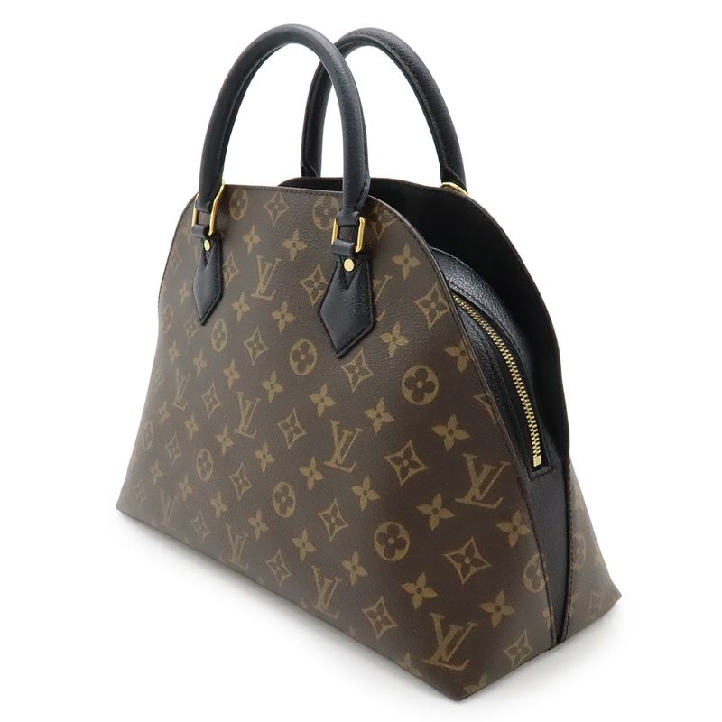Louis Vuitton Monogram Alma Bag Into Handbag 2-Way Shoulder Noir Black — view 3