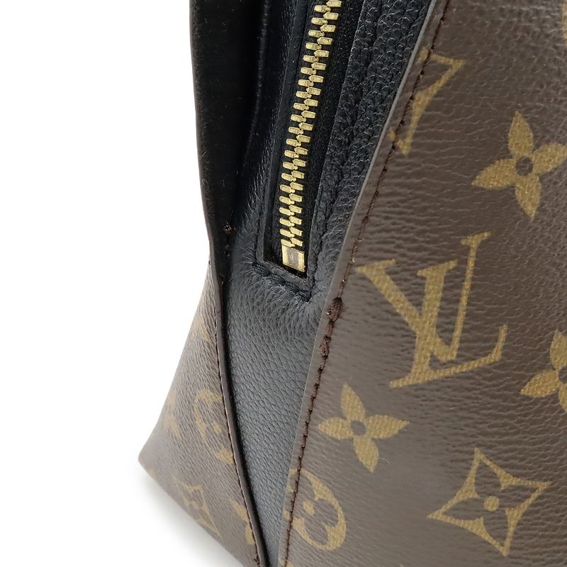 Louis Vuitton Monogram Alma Bag Into Handbag 2-Way Shoulder Noir Black — view 8