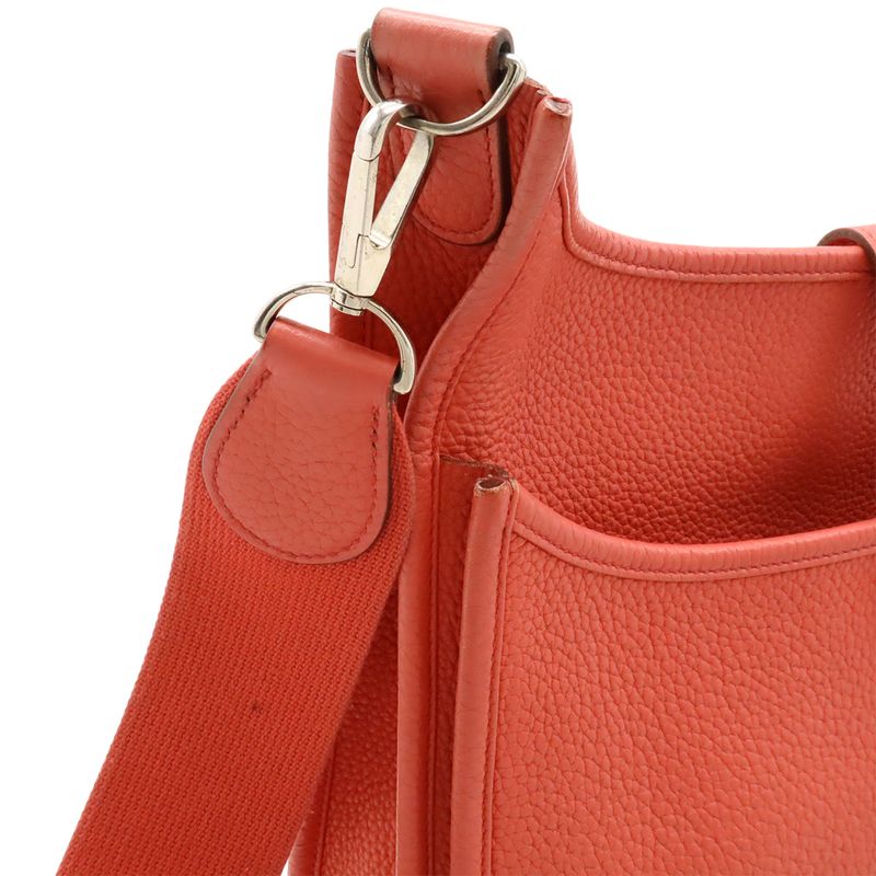 Hermes Evelyne 3 III PM Shoulder Bag Taurillon Clemence Leather Bougainvillea — view 5