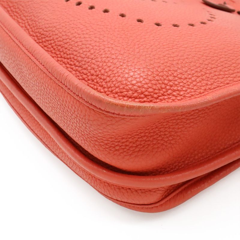 Hermes Evelyne 3 III PM Shoulder Bag Taurillon Clemence Leather Bougainvillea — view 4