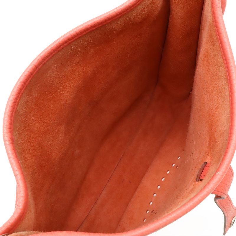 Hermes Evelyne 3 III PM Shoulder Bag Taurillon Clemence Leather Bougainvillea — view 7