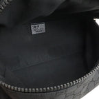 Gucci GG Nylon Body Bag Waist Hip Shoulder Leather Black Outlet — view 9