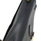 Louis Vuitton Monogram Epi Saint Michel Shoulder Bag Leather Noir Black — view 9