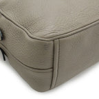 Prada Shoulder Bag 2-Way Pochette Crossbody Striped Leather Argilla — view 4
